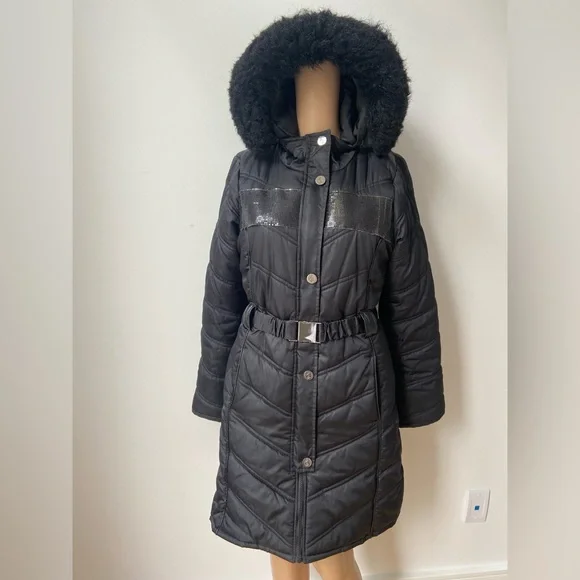 Baby phat puffer coat hotsell